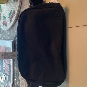 Stylish Black Belt Bag